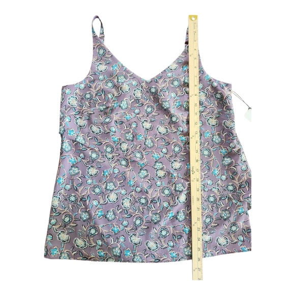 NWT Cabi Floral V-Neck Sleeveless Blouse Size Small 100% Polyester - Picture 7 of 10